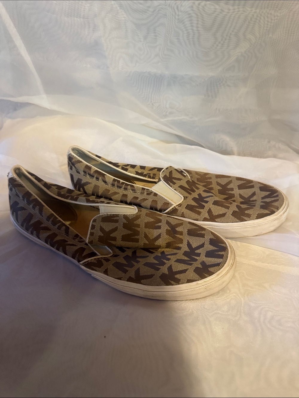 Michael Kors Signature Logo Slip-On Sneakers ✨